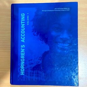HORNGREN’S ACCOUNTING VOLUME 1 BMCC EDITION
